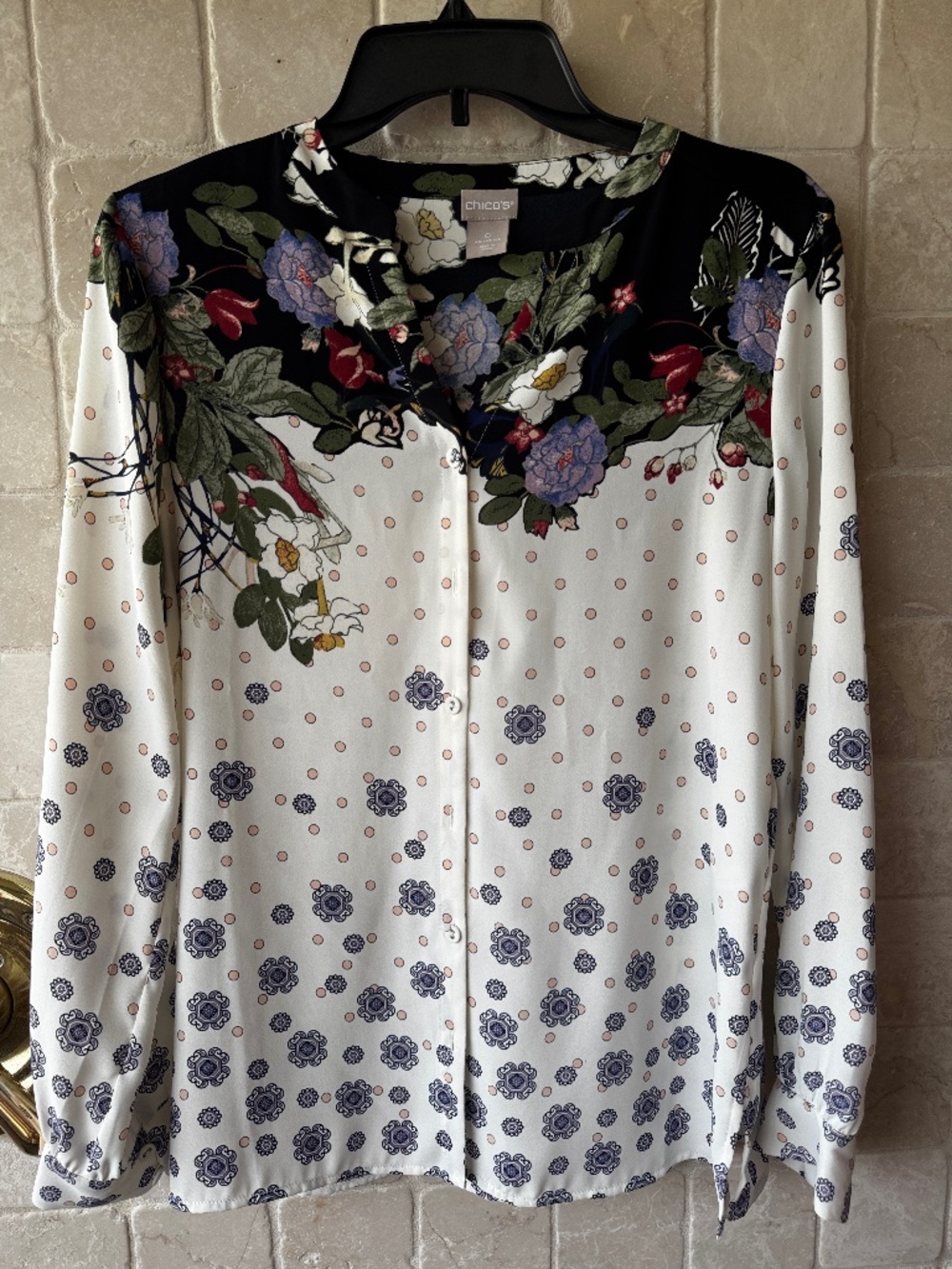Chico's button down blouse